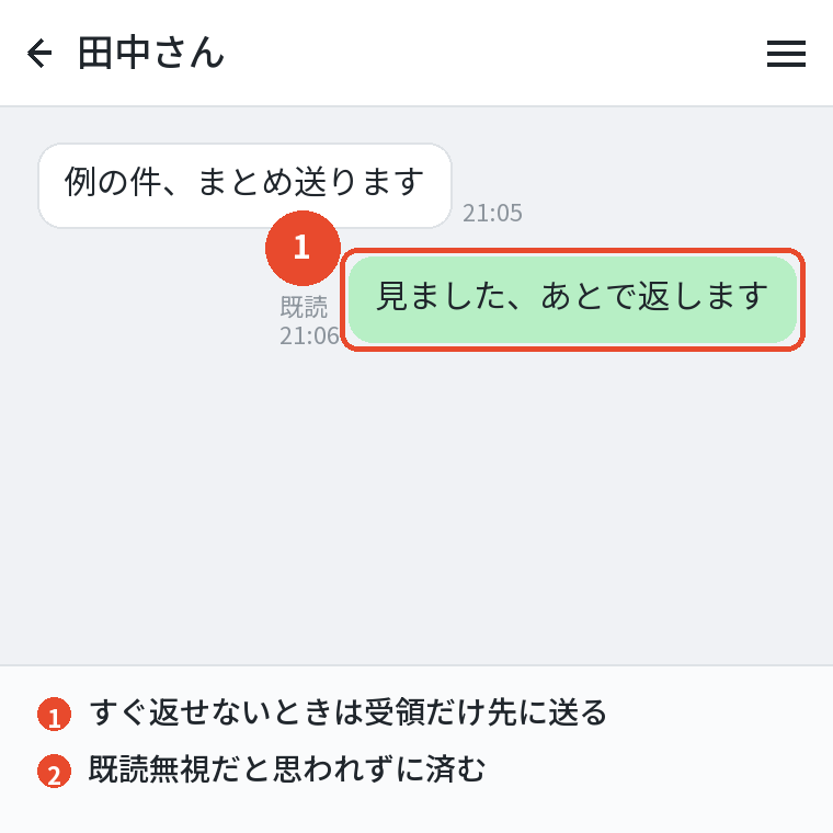 開く前に返せるかどうかを決める