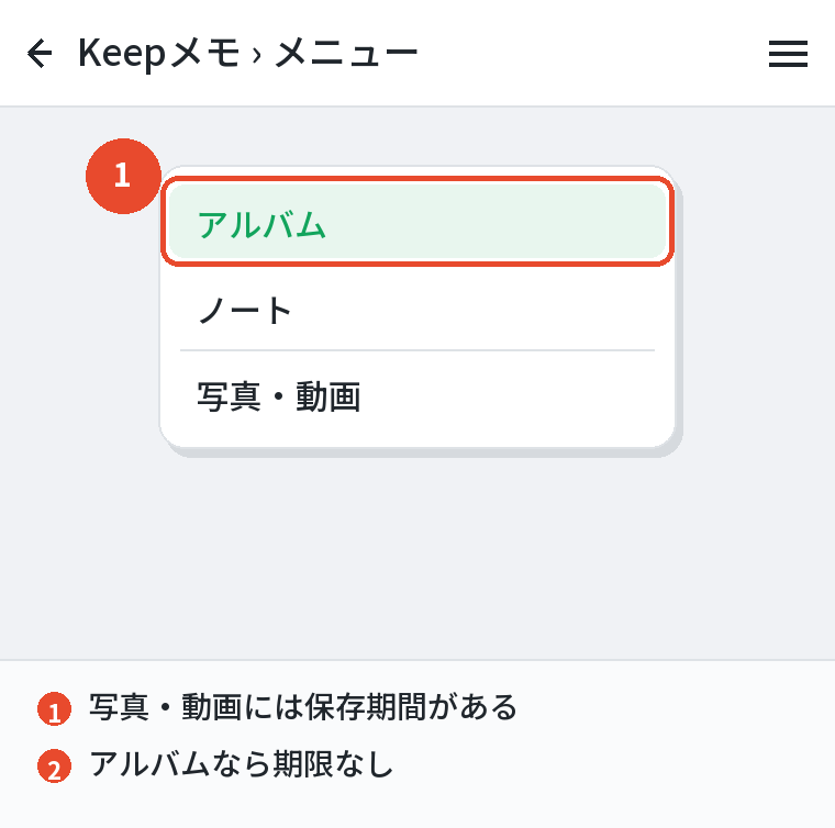 写真は期限前にアルバムへ