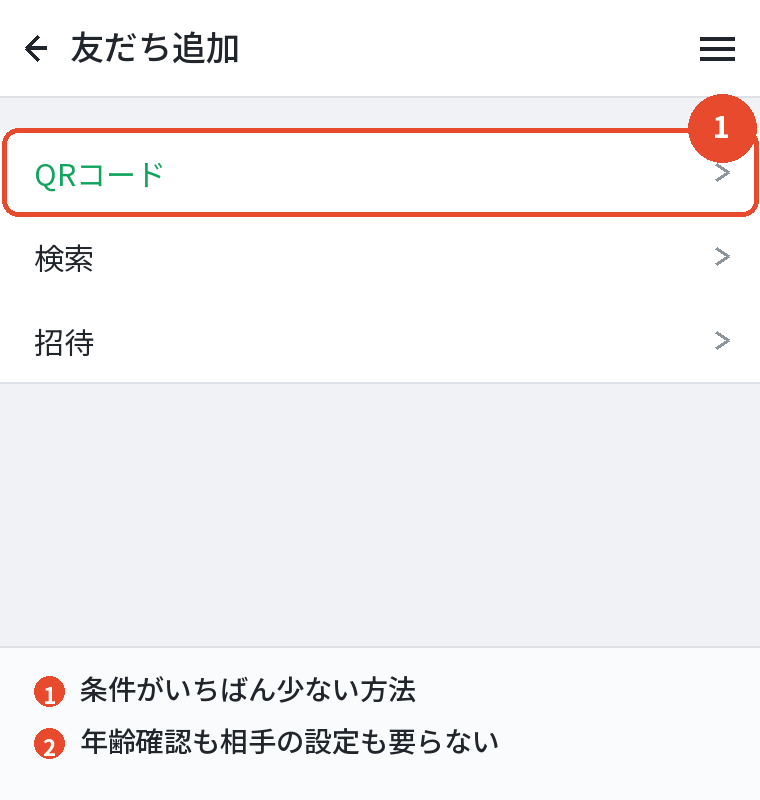 友だち追加の入り口は三つ