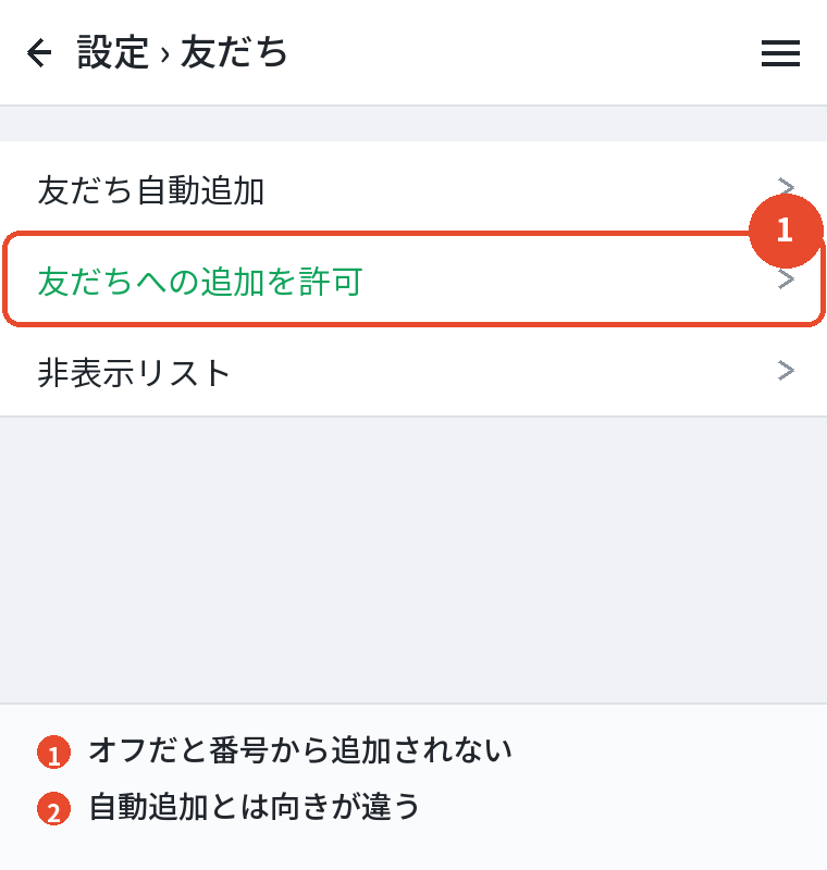 追加される経路を止める設定